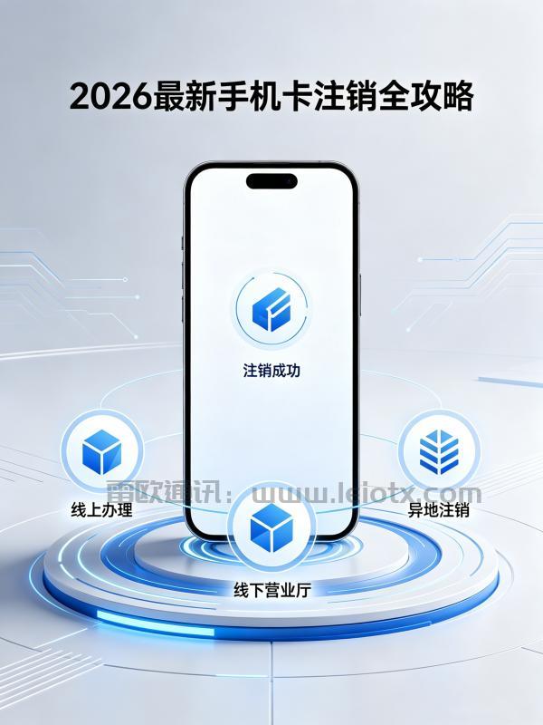 2026最新手机卡注销全攻略：线下/线上/异地注销，一步到位不踩坑